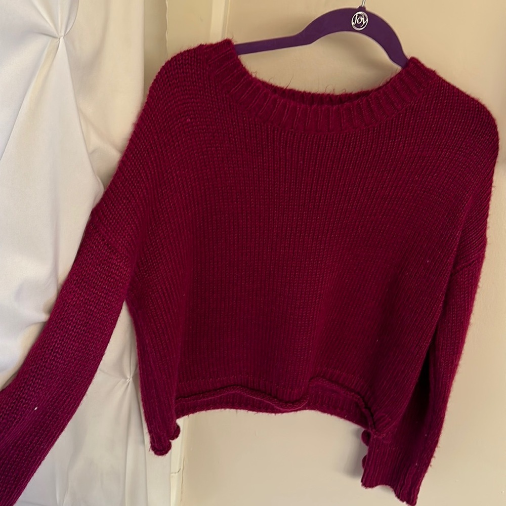 Purple sweater